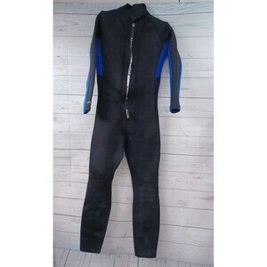 Aunua Full Wetsuit Youth 12 Black Blue Neoprene Swimming Surf Kids Beach